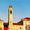 Clocktower Dubrovnik paint by number