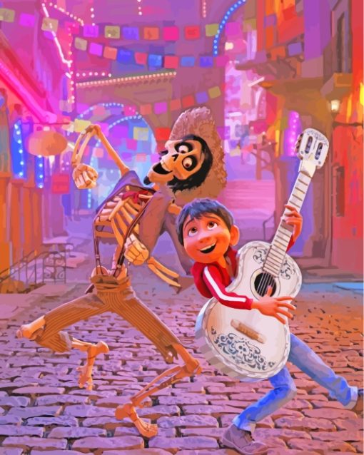 Coco Movie Characters paint by numbers