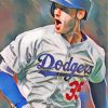 Cody Bellinger Dodgers paint by numbers