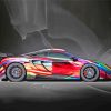 Colorful Mclaren Car paint by number