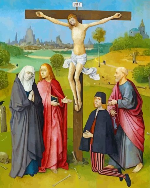 Crucifixion With A Donor Hieronymous paint by numbers