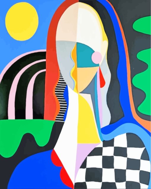 Cubism Mona Art paint by numbers