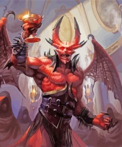 Demon Evil paint by numbers