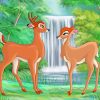 Disney Bambi Deer paint by number
