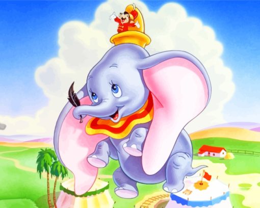 Disney Dumbo paint by number