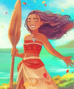Disney Moana paint by numbers