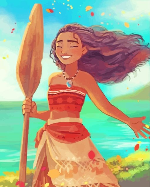Disney Moana paint by numbers