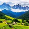 Dolomites Italy paint by number