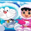 Doraemon Animated Cartoon paint by number