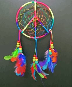 Dream Catcher Peace paint by numbers