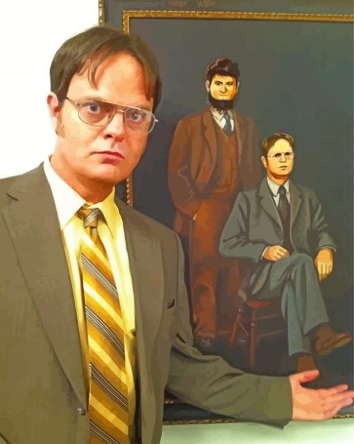 Dwight Schrute Actor paint by number
