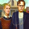 Dwight Schrute Gothic paint by number