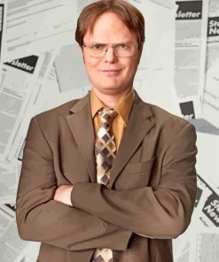 Dwight Schrute paint by number