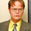 Dwight Schrute The Office paint by number
