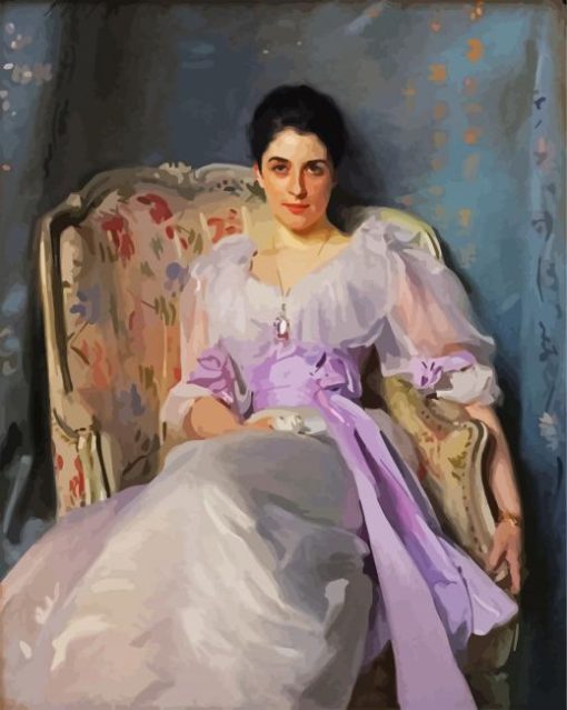 Edwardian Lady paint by number