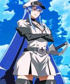 Esdeath paint by number