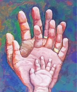Family Hands paint by numbers