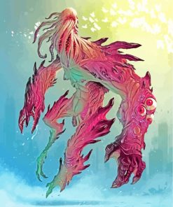 Fantasy Monster Art paint by number