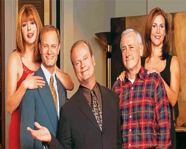Frasier Characters paint by numbers