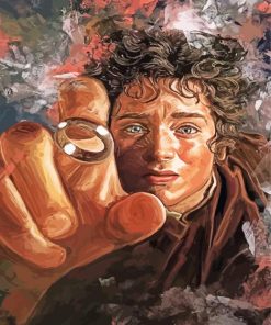 Frodo The Lord Of The Rings paint by numbers