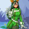 Froppy My Hero Academia paint by number