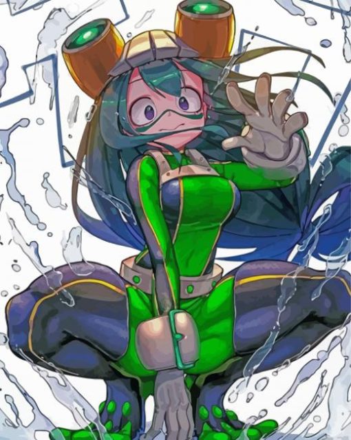 Froppy Tsuyu Asui Mha Anime paint by number