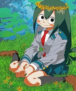 Froppy Tsuyu Asui Mha paint by number
