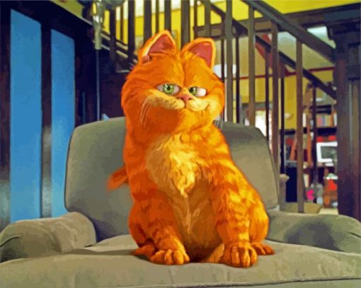 Garfield Cat paint by number