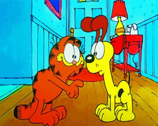 Garfield paint by numbers