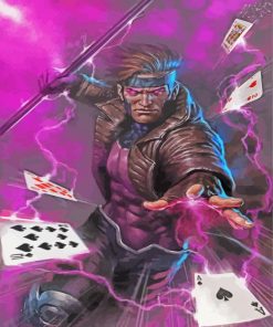 Gambit Man paint by number