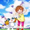 Gatomon Digimon Anime paint by numbers