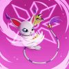Gatomon Digimon paint by numbers