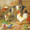 Goat And Chiken paint by numbers