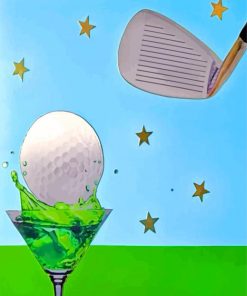 Golf Ball paint by numbers