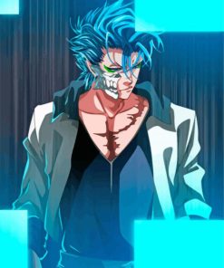 Grimmjow Jeager Jaquez Bleach paint by numbers
