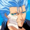 Grimmjow Jeager Jaquez Face paint by numbers