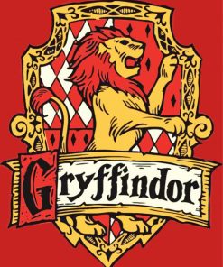 Gryffindor Illustration paint by numbers