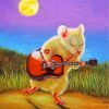 Mouse Guitarist Paint by numbers
