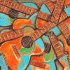 Guitars Art paint by numbers