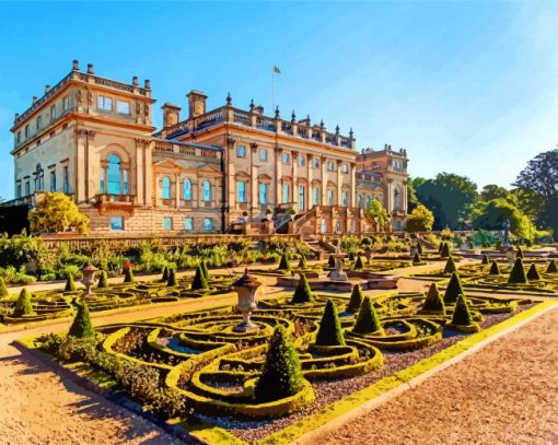 Harewood House Trust Leeds England paint by number