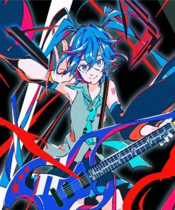 Hatsune The Guitarist paint by numbers
