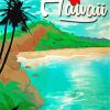 Aesthetic Hawaii Beach paint by numbers