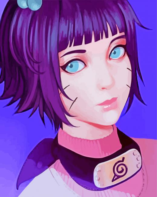 Hinata Naruto - Animations Paint By Numbers - Paint by numbers for