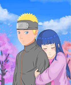 Hinata And Naruto Paint by numbers