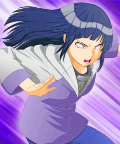 Hinata Narut Anime paint by numbers