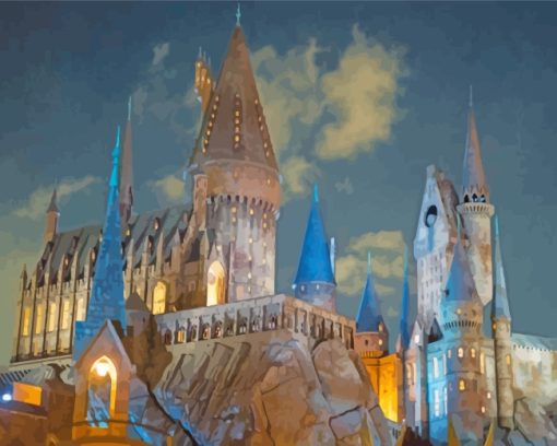 Hogwarts Shcool paint by numbers