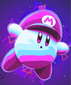 Illustration Kirby paint by number