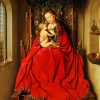 Ince Hall Madonna Jan Van Eyck paint by numbers