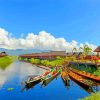 Inle Lake Myanmar paint by numbers