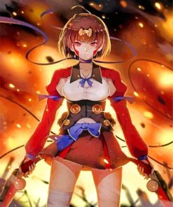 Kabaneri of the Iron Fortress paint by numbers
